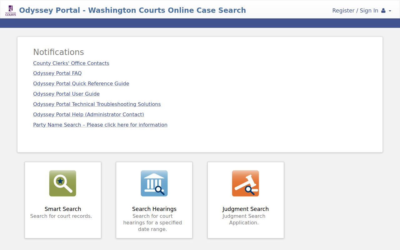 Franklin County civil court docket Odyssey Portal